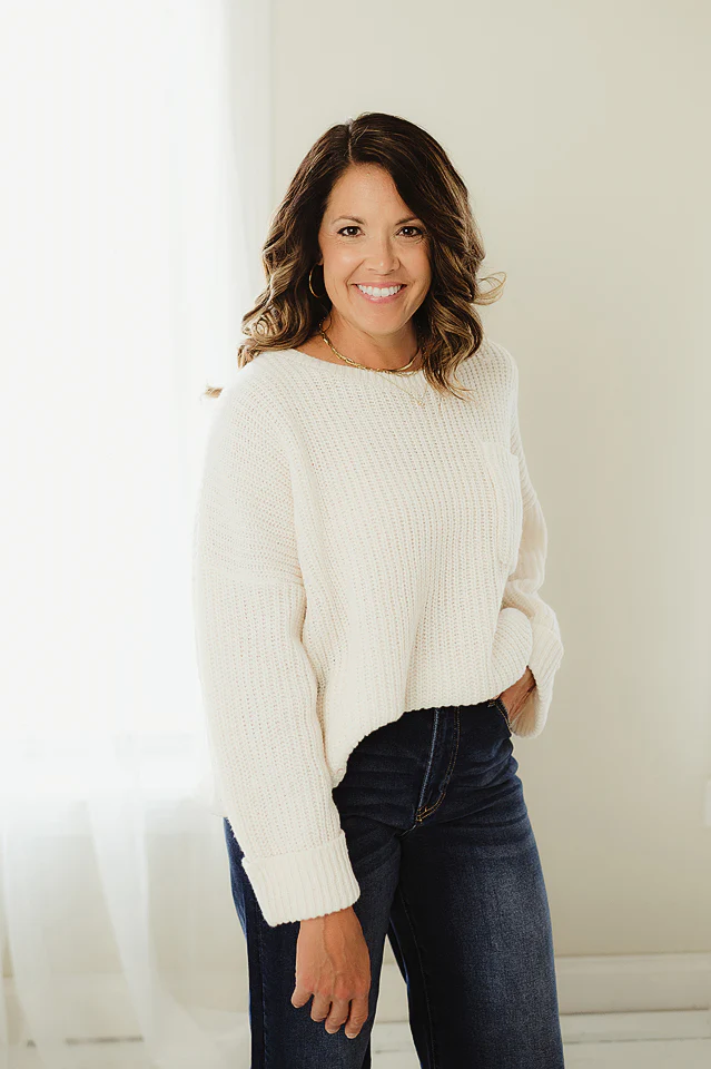 Ribbed Oversize Knit Sweater - Image 6
