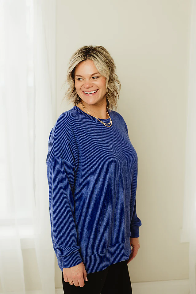 Oversized Two Tone Pullover {more colors available} - Image 15
