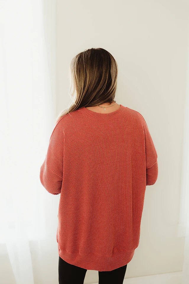 Oversized Two Tone Pullover {more colors available} - Image 20