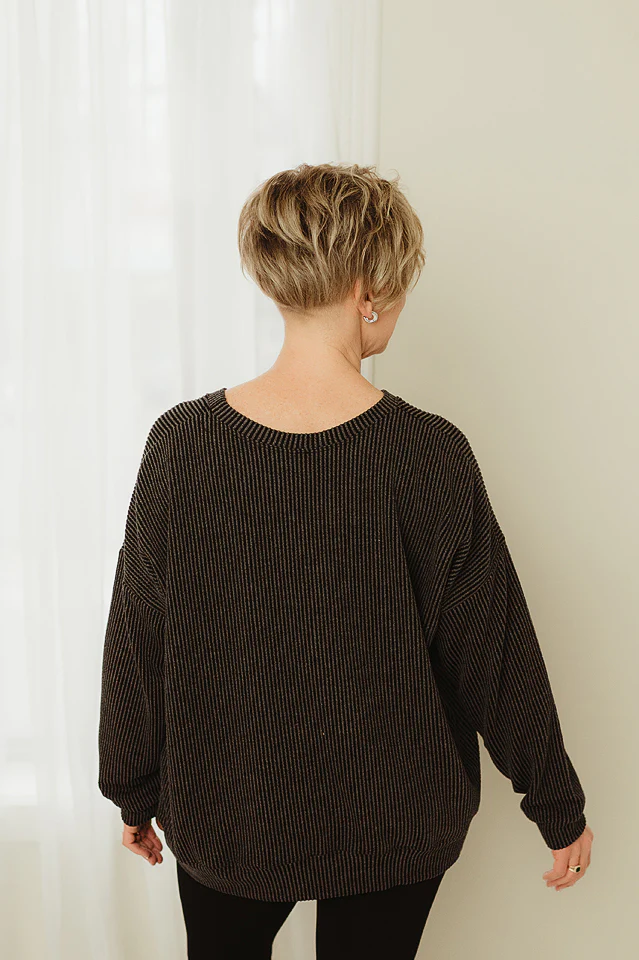 Oversized Two Tone Pullover {more colors available} - Image 34