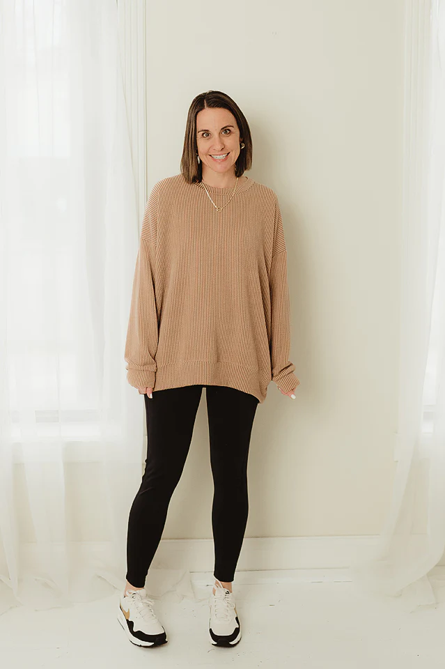 Oversized Two Tone Pullover {more colors available} - Image 40
