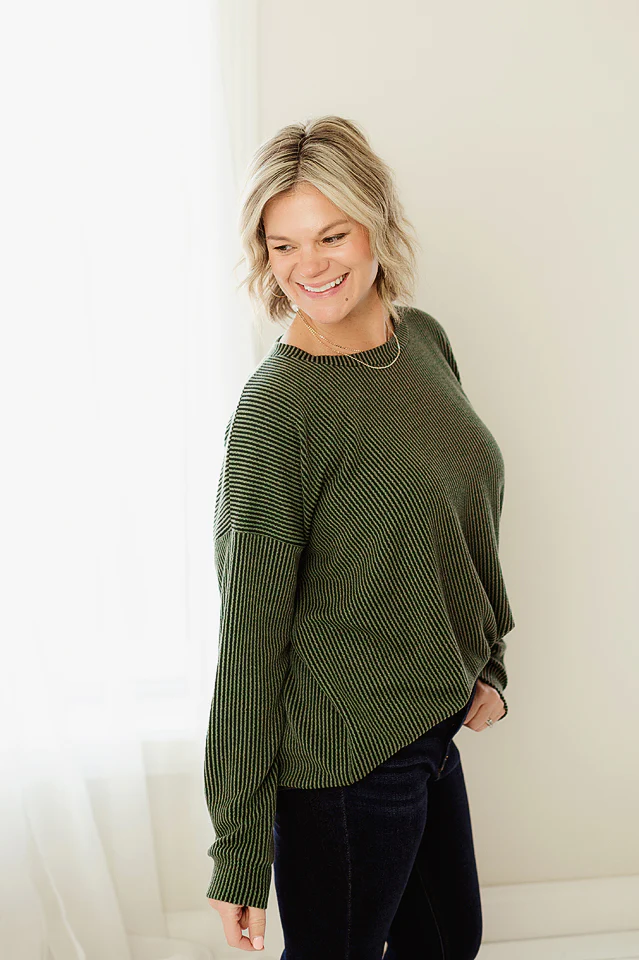 Oversized Two Tone Pullover {more colors available} - Image 43