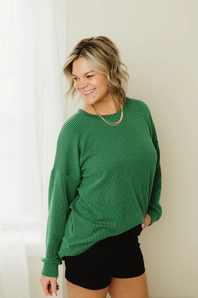 Oversized Two Tone Pullover {more colors available} - Image 45