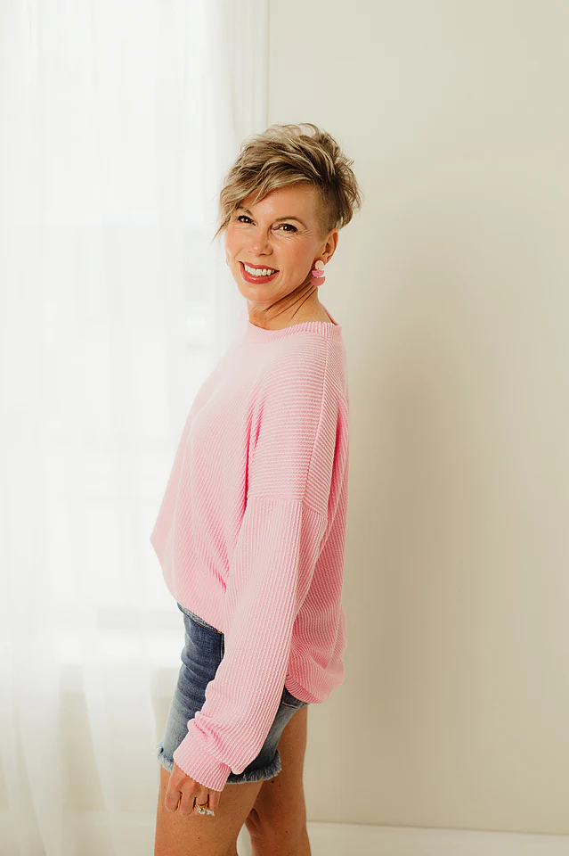 Oversized Two Tone Pullover {more colors available} - Image 51