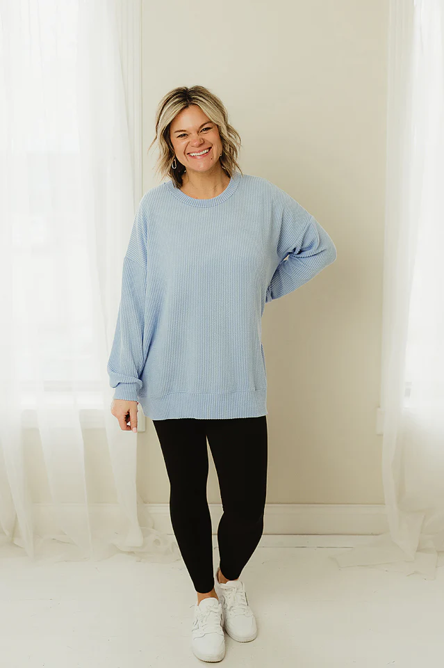 Oversized Two Tone Pullover {more colors available} - Image 55