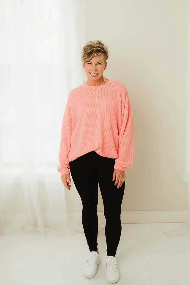 Oversized Two Tone Pullover {more colors available} - Image 60