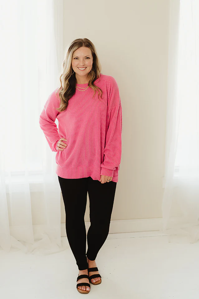 Oversized Two Tone Pullover {more colors available} - Image 63