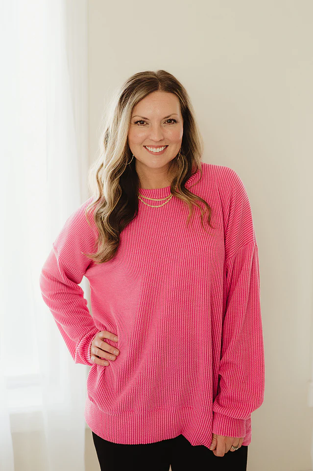 Oversized Two Tone Pullover {more colors available} - Image 66