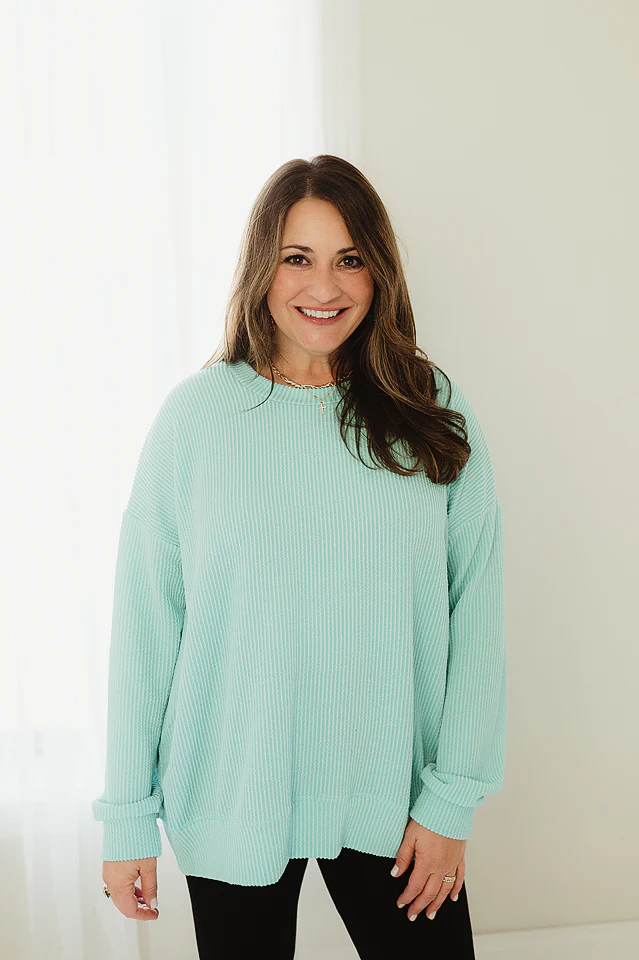 Oversized Two Tone Pullover {more colors available} - Image 70