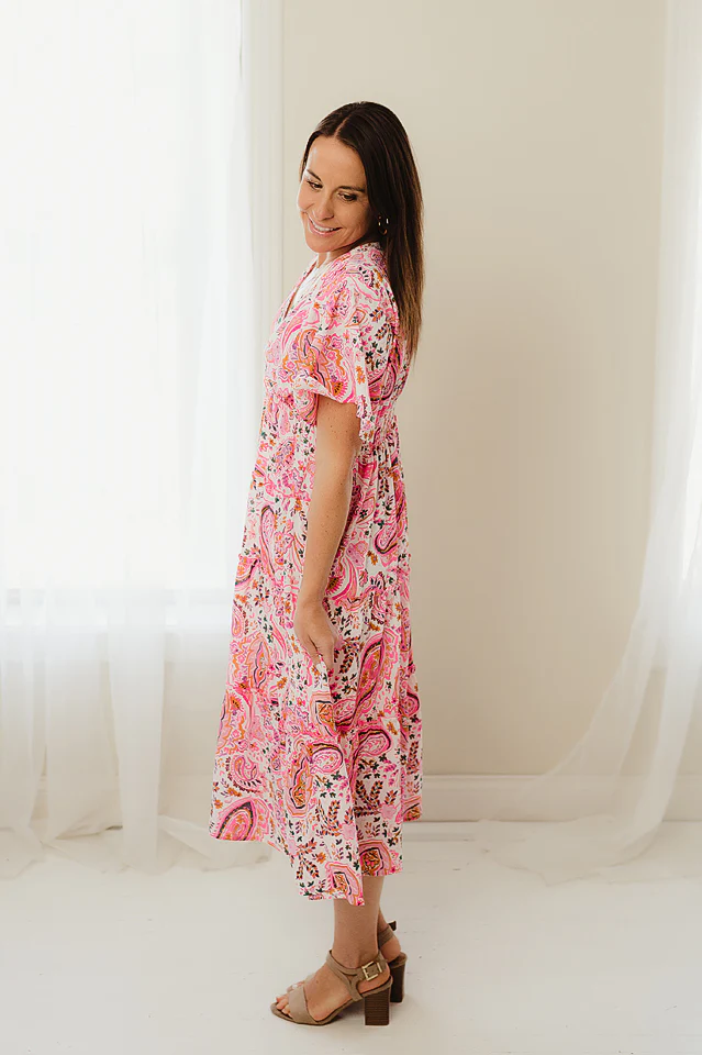 Paisley Tiered Midi - Image 3
