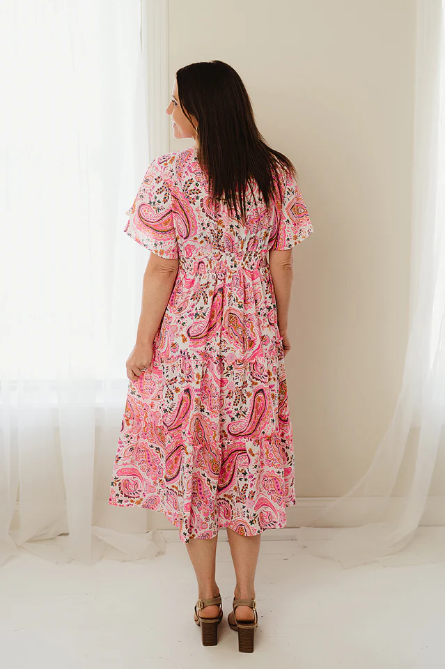 Paisley Tiered Midi - Image 4