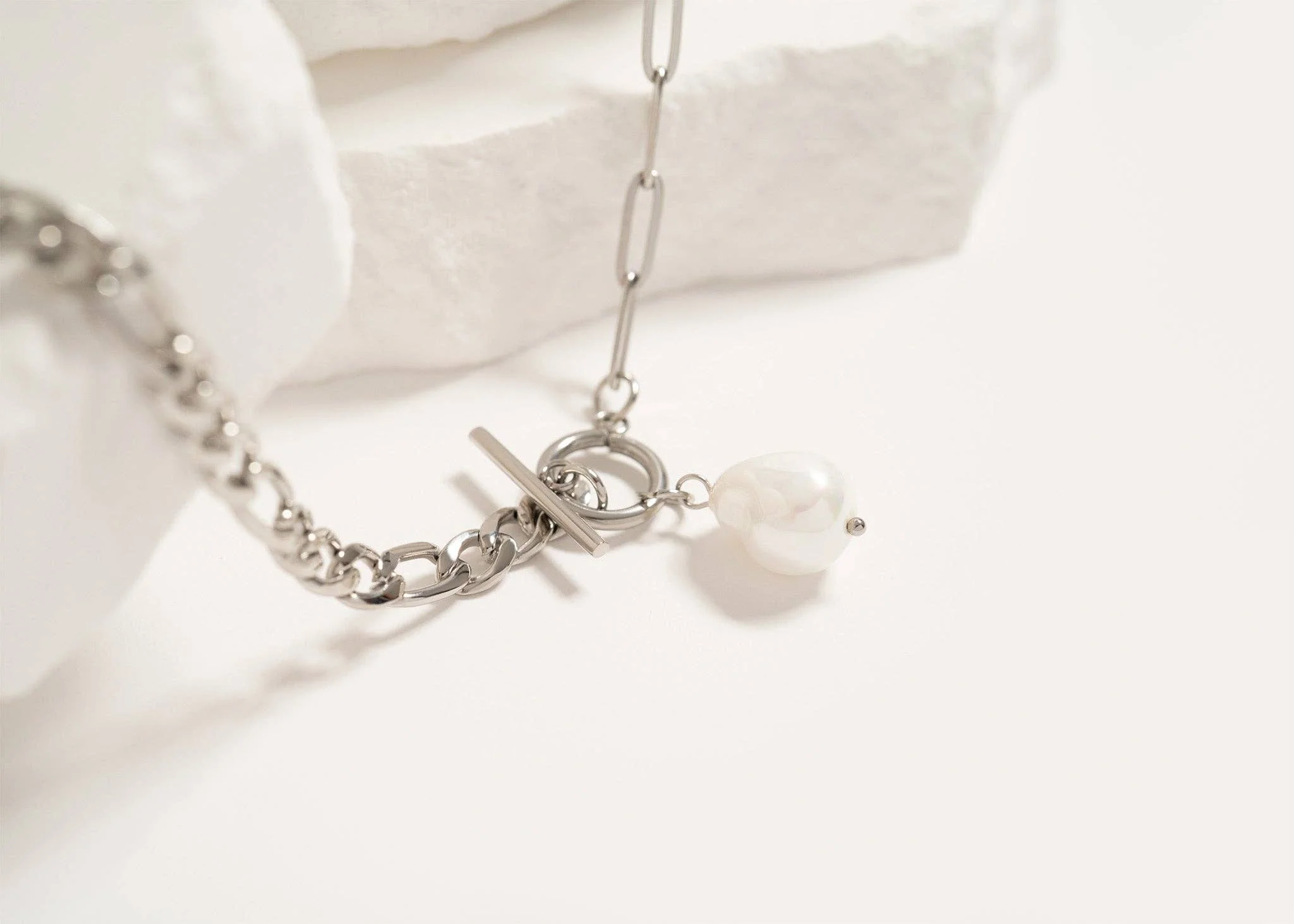 Pearl Charm Necklace - Image 8