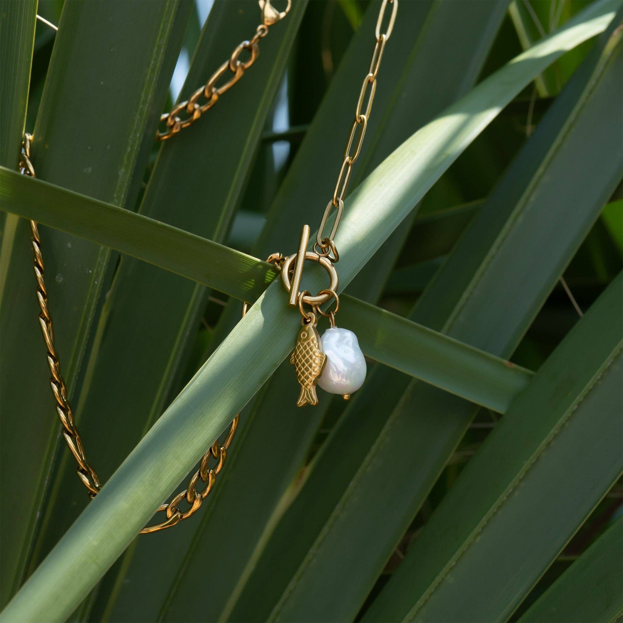 Pearl Charm Necklace - Image 9