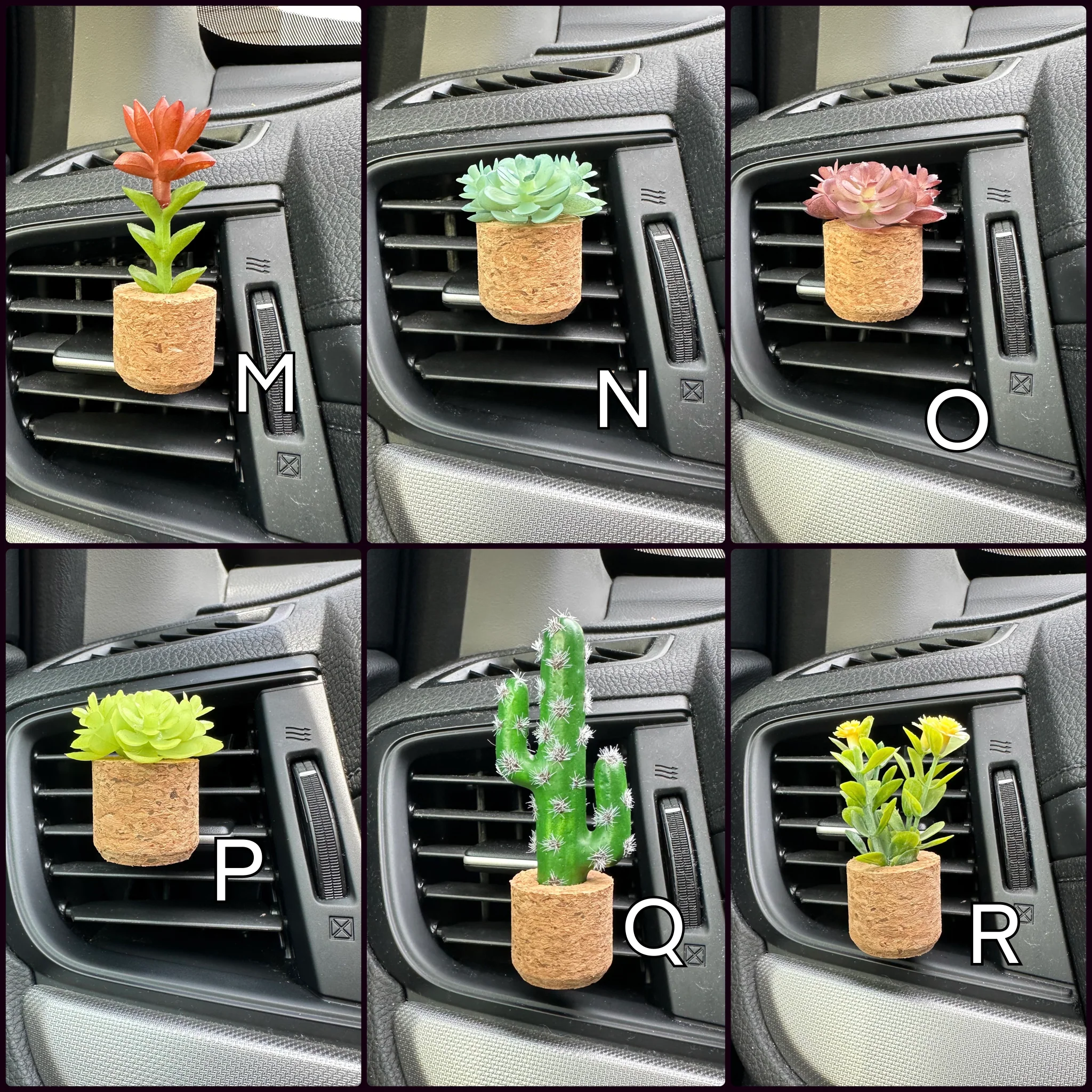 Succulent Car Vent Clip Air Freshener (Reusable) - Image 5
