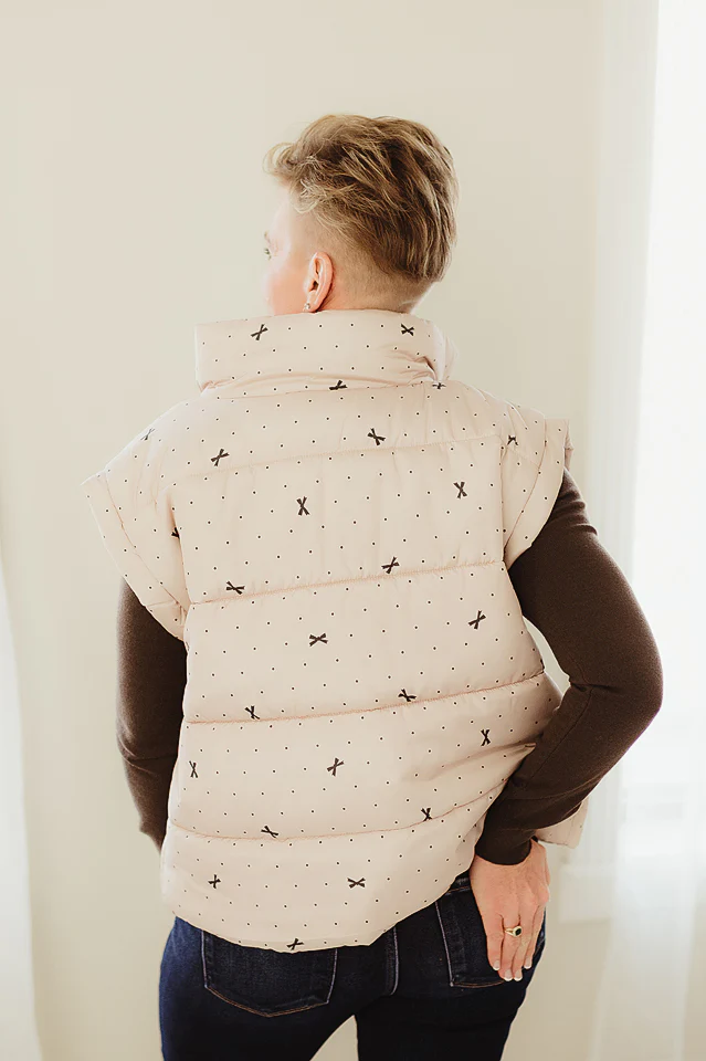 Polka Dot Bow Vest - Image 2