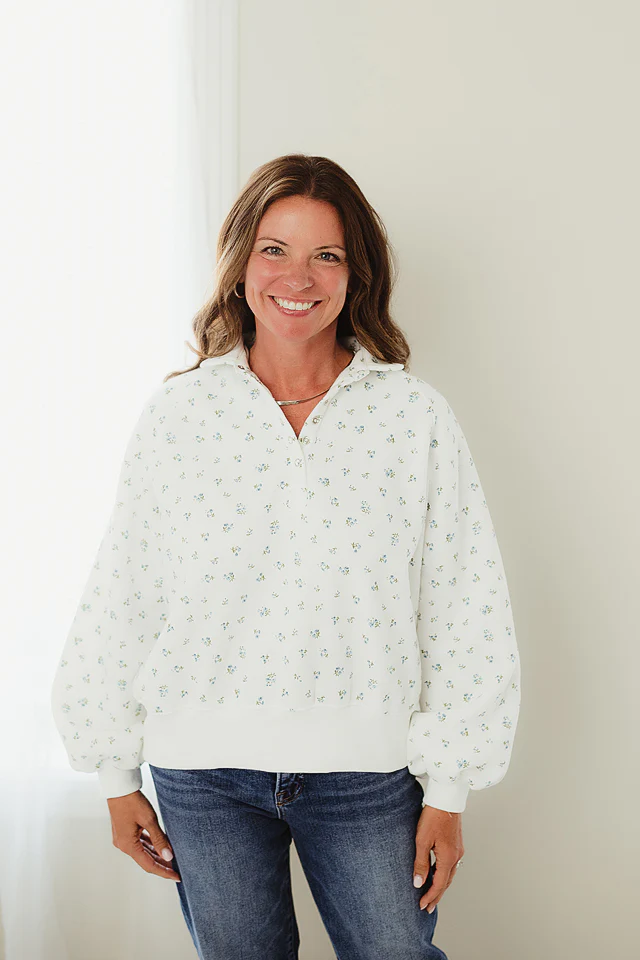 Piper Floral Sweater - Image 2
