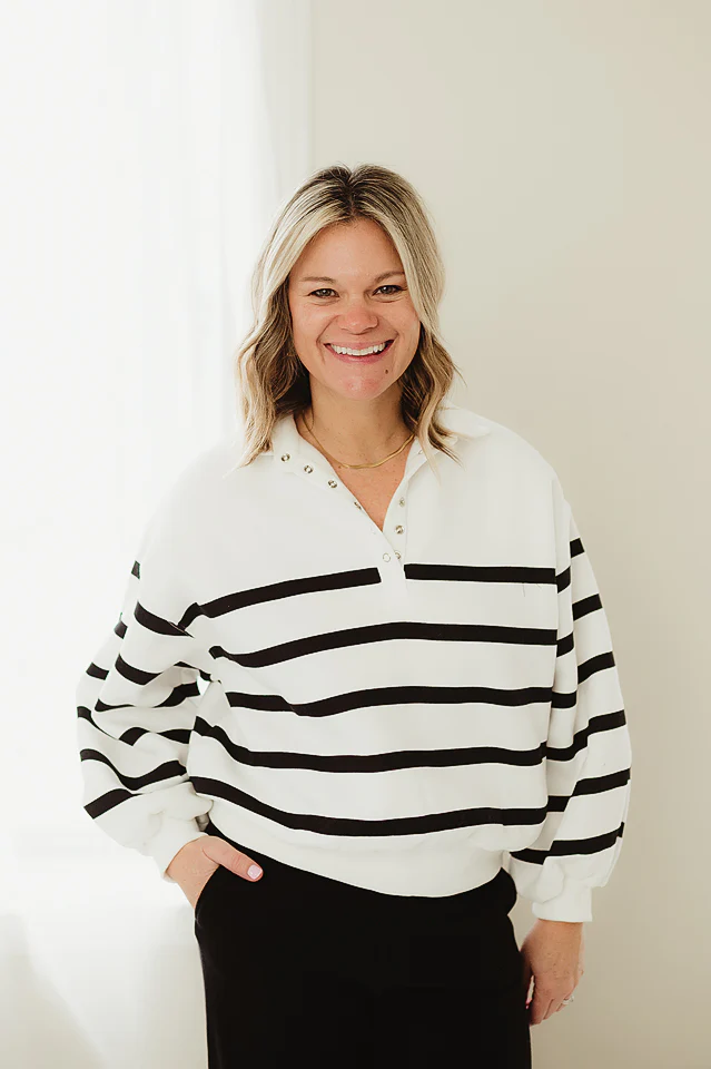Addison Stripe Pullover