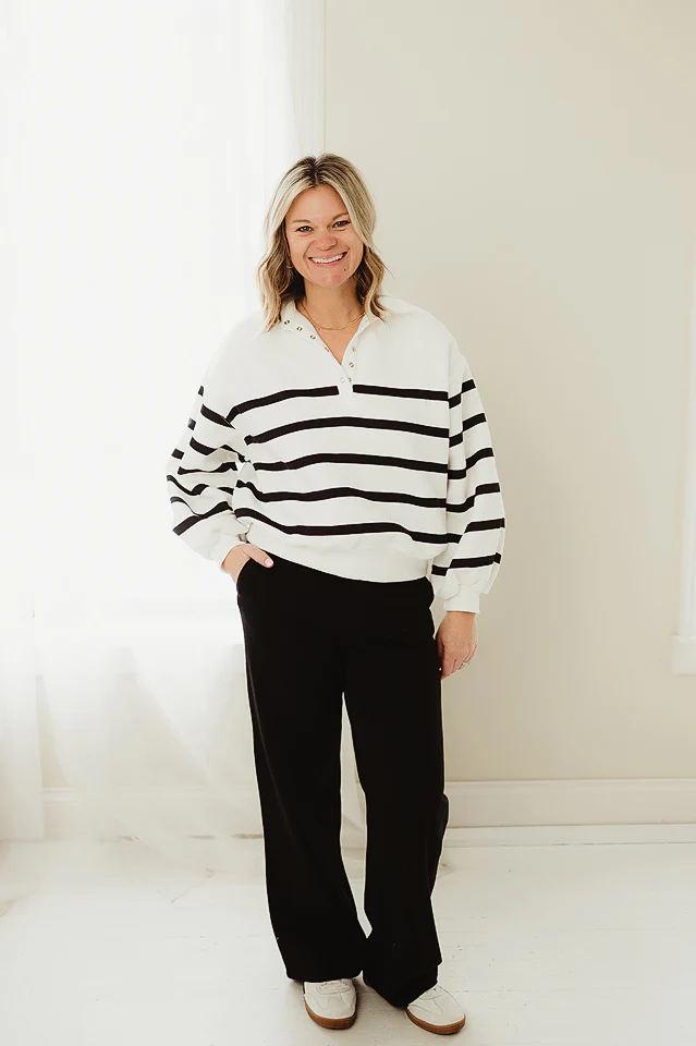 Addison Stripe Pullover - Image 2