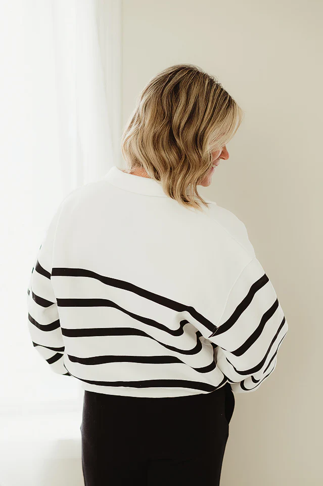 Addison Stripe Pullover - Image 3