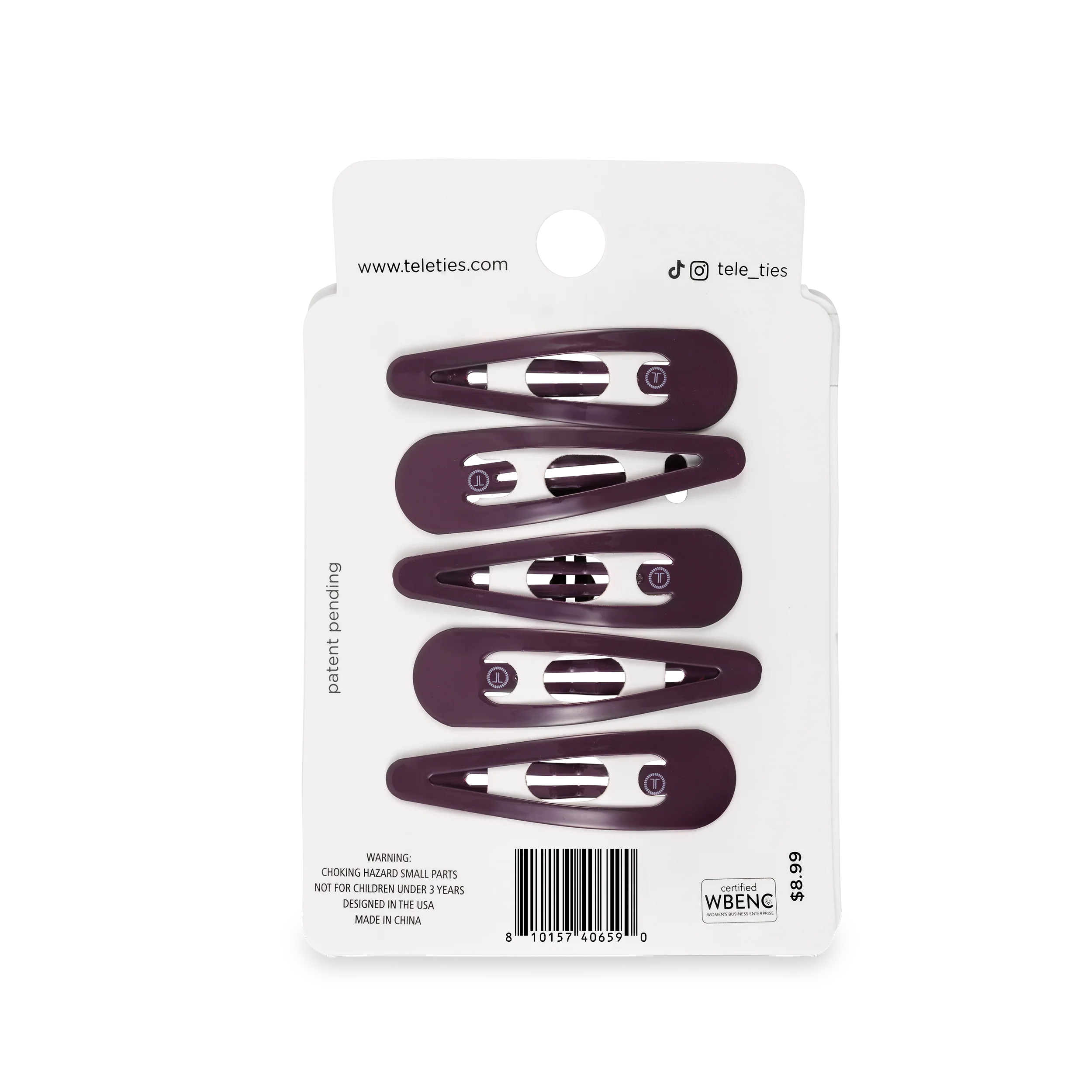 Snap Clips | 6 Pack | Purple Haze - Image 3