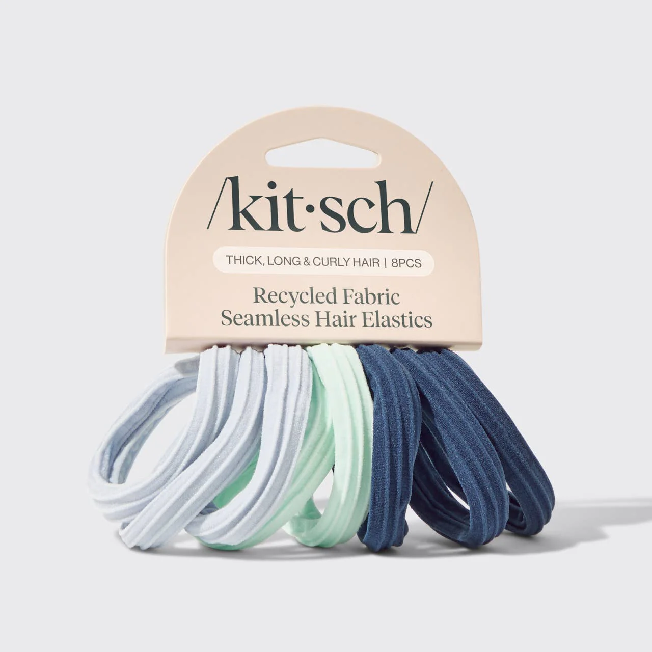 Seamless Hair Elastics - 8pc - Garden Bouquet - Image 3