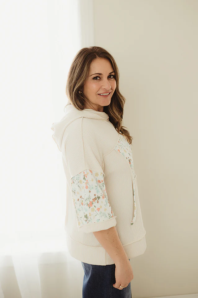 Ribbed Garden Hoodie - Image 2