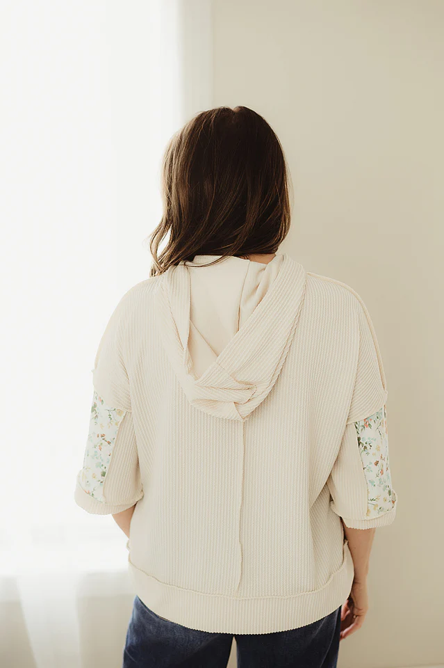 Ribbed Garden Hoodie - Image 3