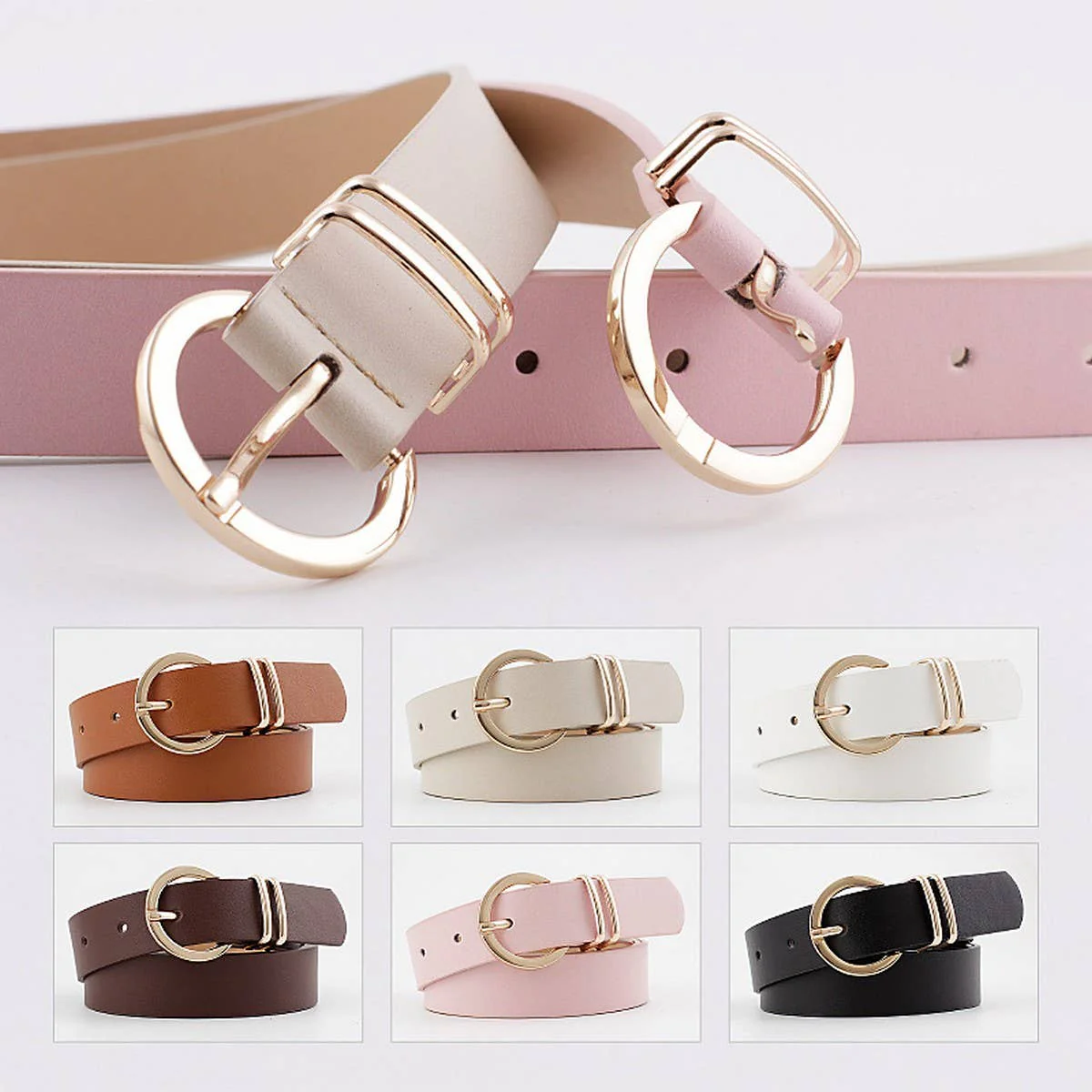 Ring Hole Buckle Belt - Image 6