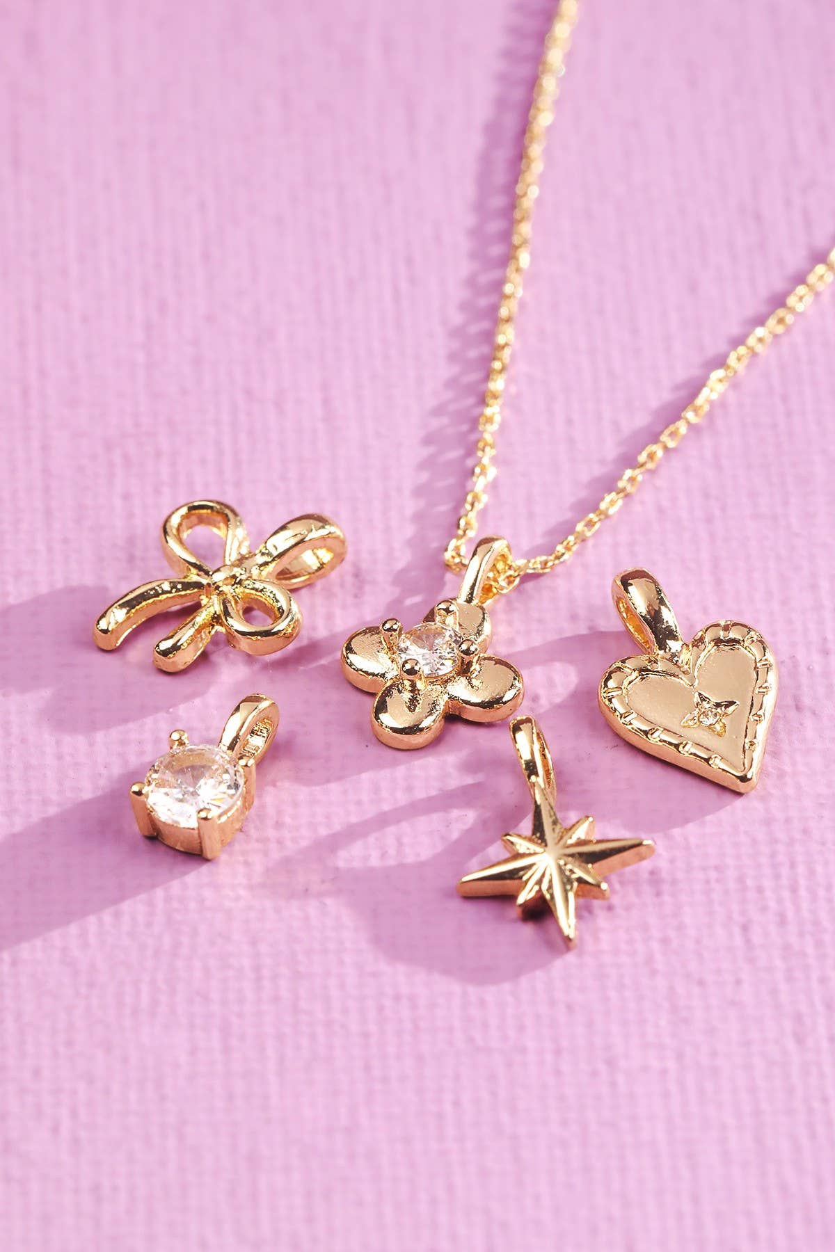 Romantic Charm Necklace Set