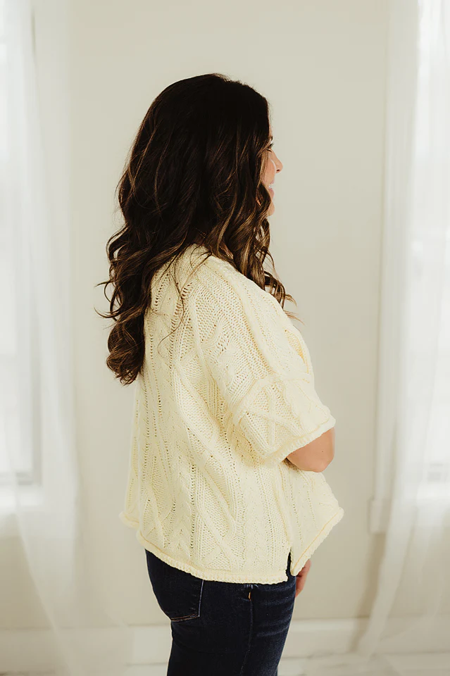 Yellow Everly Easy Fit Knit - Image 3