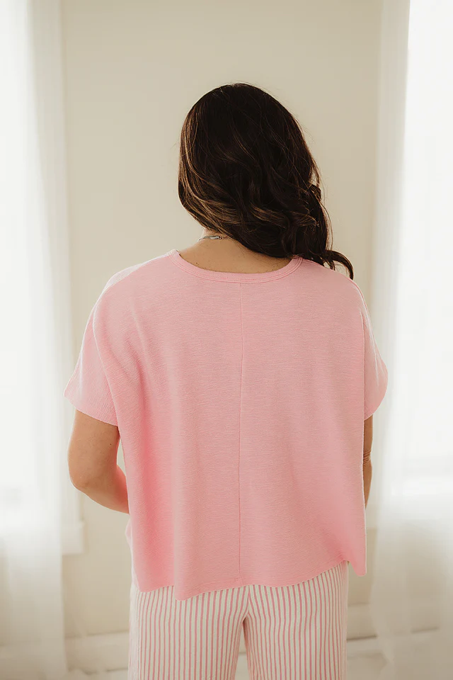 Pink Easy Day Tee - Image 4