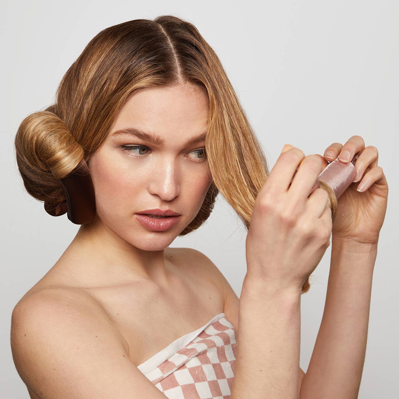 Satin Jumbo Flexi Rods - 4pc - Rosewood - Image 7