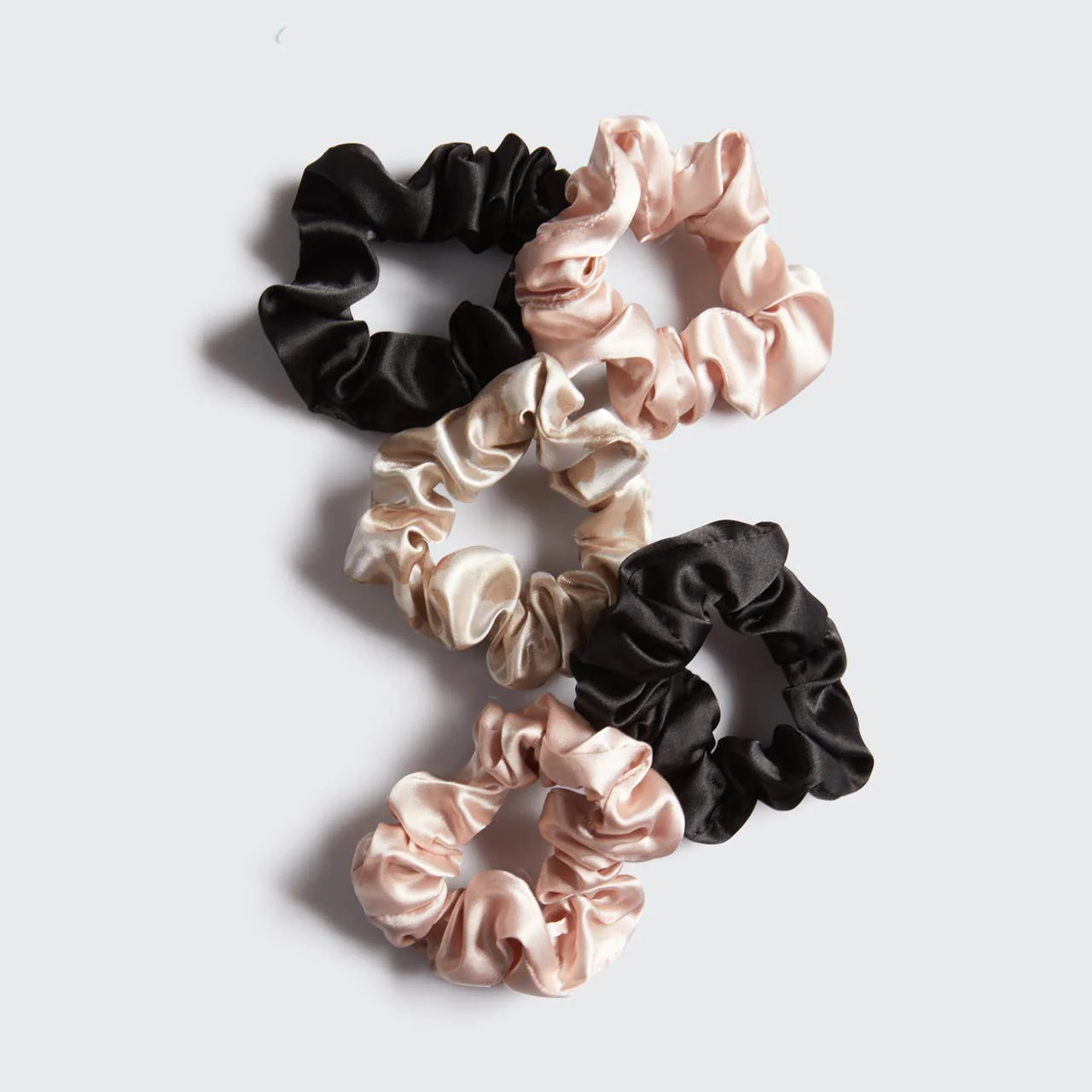 Satin Sleep Scrunchies 5pc - Assorted - Image 2