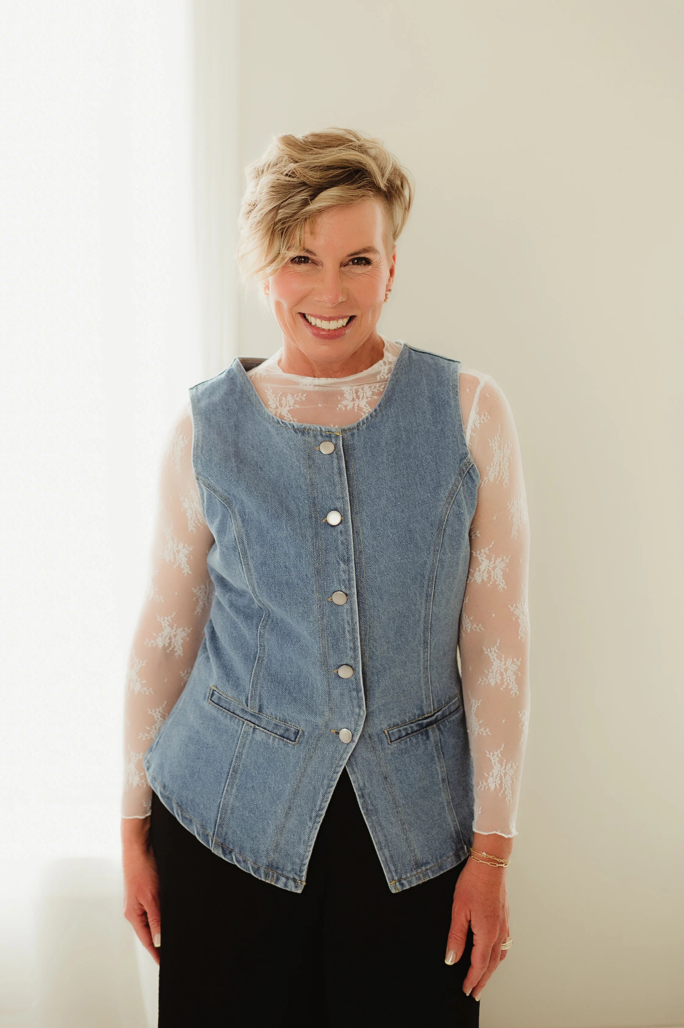 White Lace Layering Top - Image 4