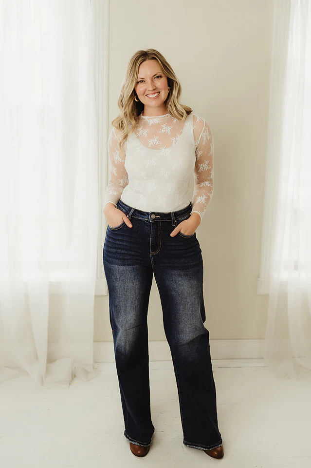Sheer Lace Top - Image 10