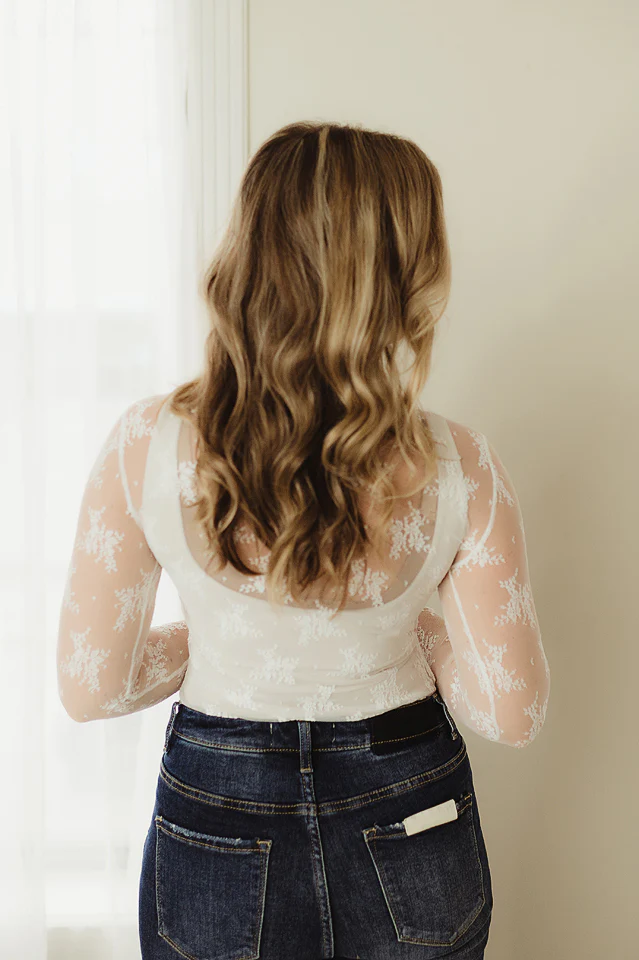 Sheer Lace Top - Image 11