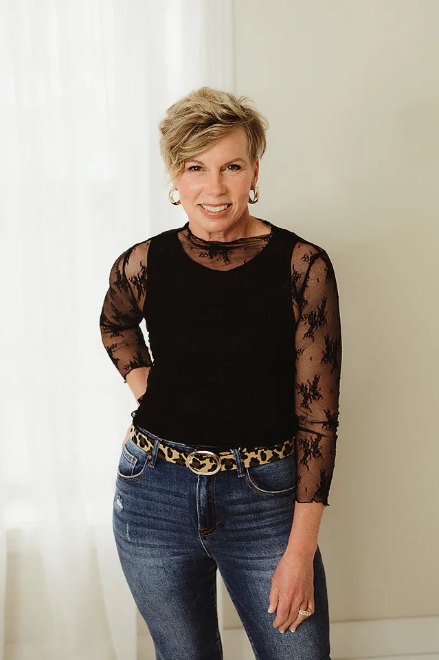 Sheer Lace Top - Image 3
