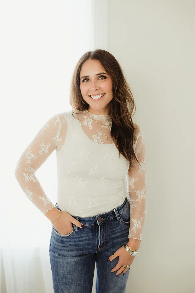 Sheer Lace Top - Image 7