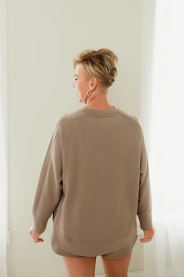 Side Slit Scuba Pullover {more colors available} - Image 19
