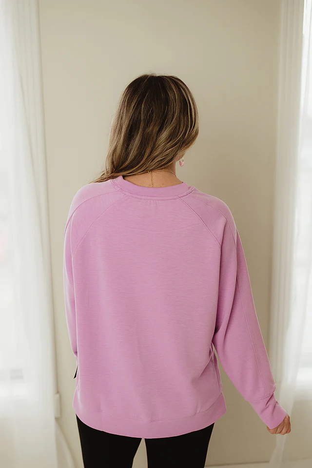 Side Slit Scuba Pullover {more colors available} - Image 7