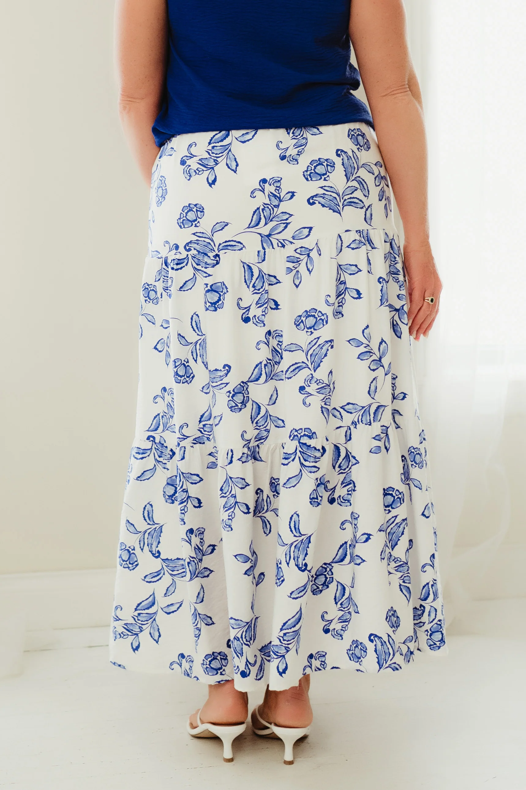 Coastal Bloom Maxi Skirt - Image 3