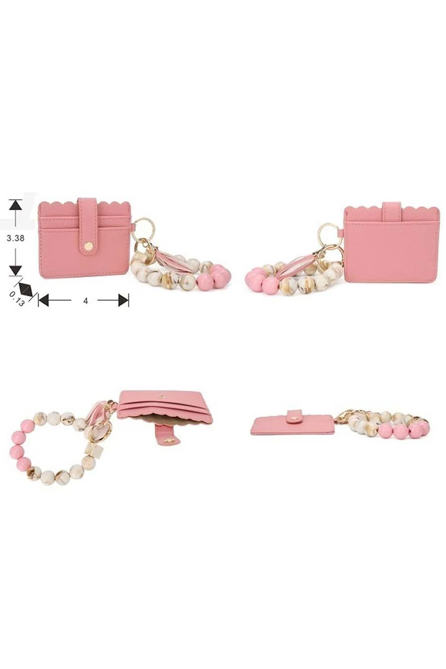 Scalloped Wristlet Wallet - Image 3