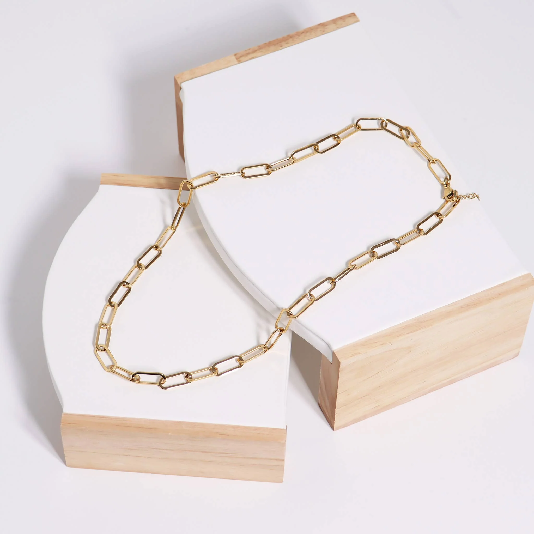Paperclip Chain Necklace - Image 4