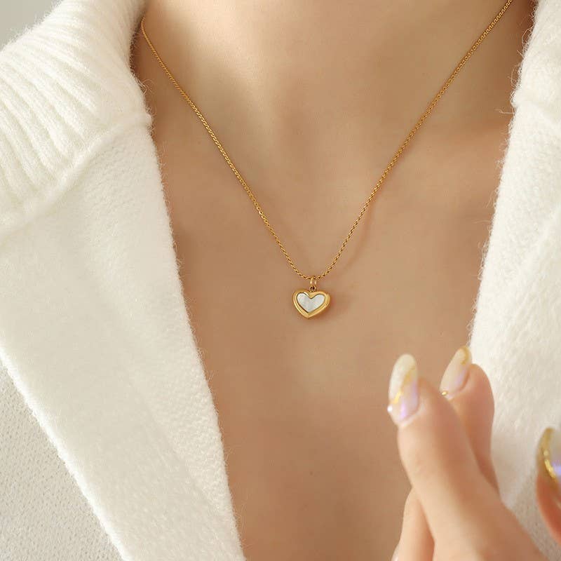 Stainless Steel Heart Necklace - Image 2