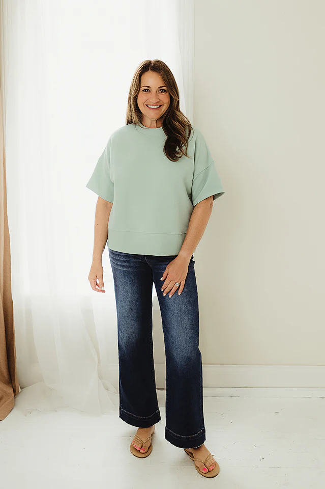 Dusty Green Streamline Comfort Top - Image 2