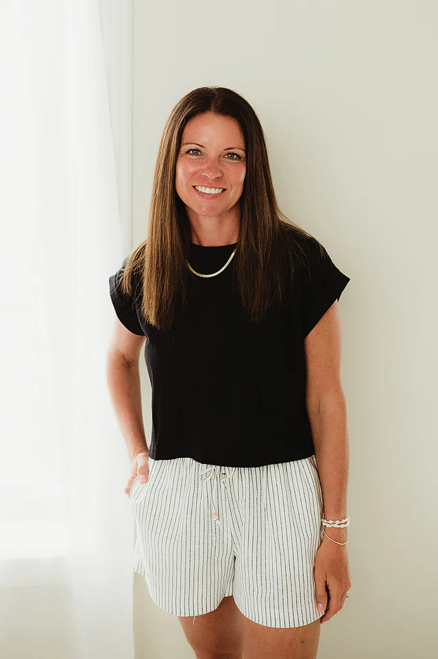 Striped Linen Blend Shorts - Image 4