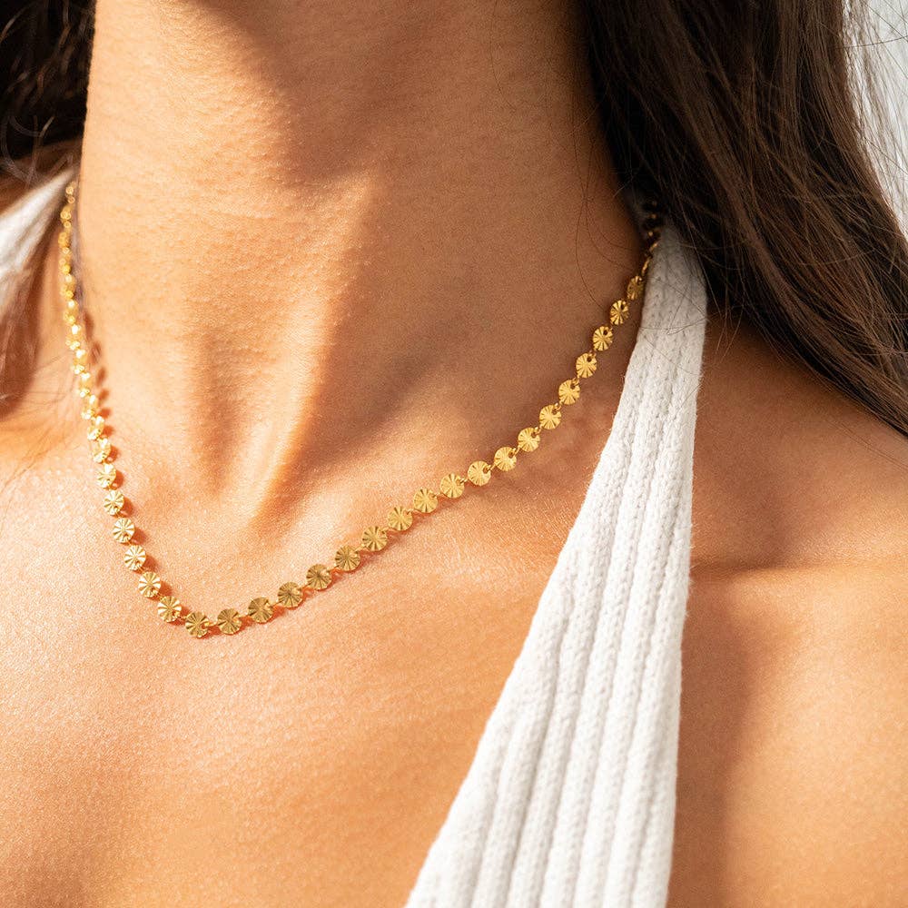 Sunburst Chain Necklace - Image 3