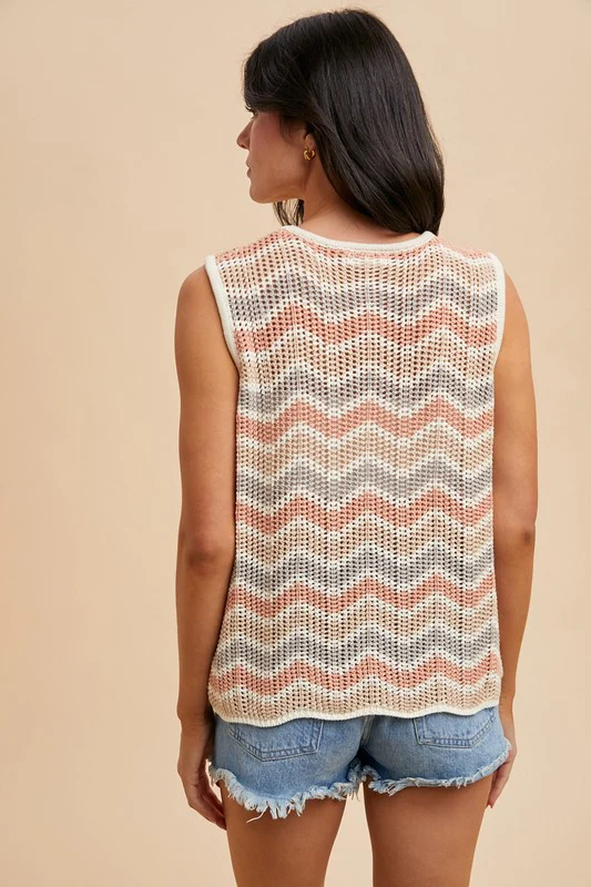 Sunburst Crochet Top - Image 2