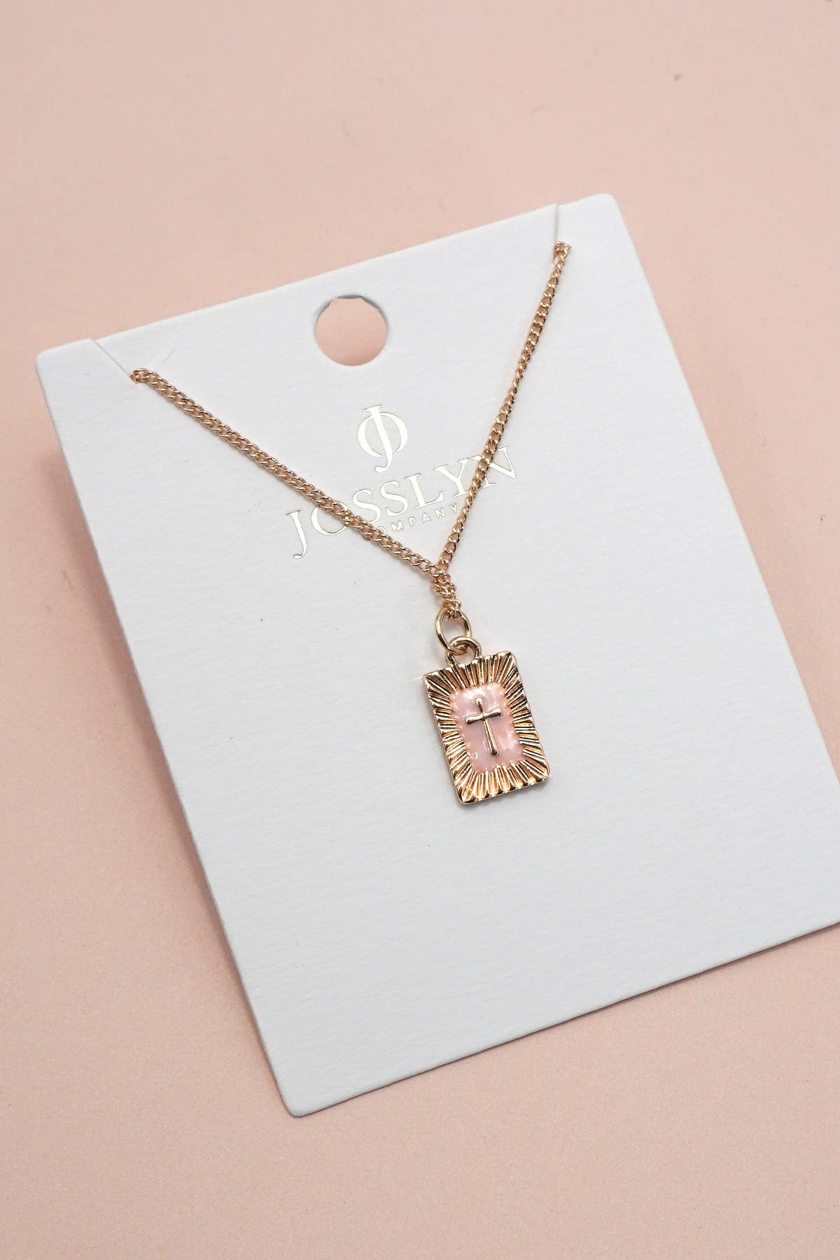Sunburst Cross Necklace - Image 3