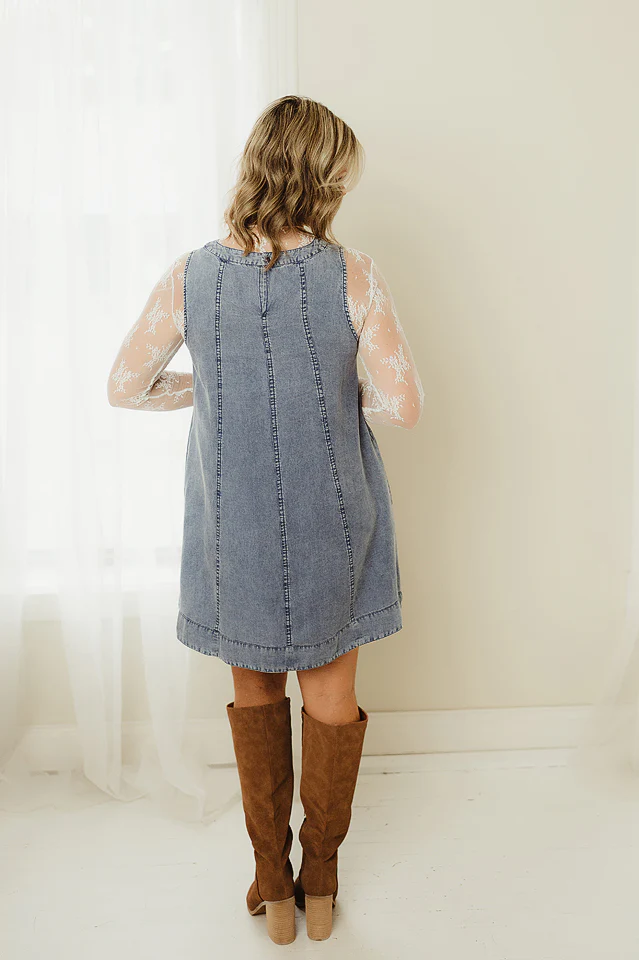 Sweetwater Denim Dress - Image 4